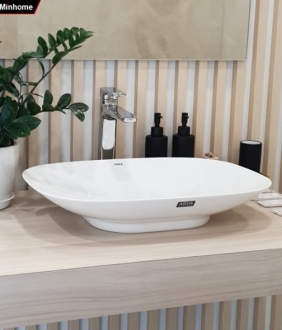Chậu INAX kết hợp Bàn Đá và Tủ Nhựa PVC