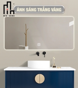 Gương chữ nhật led sau MINHOME