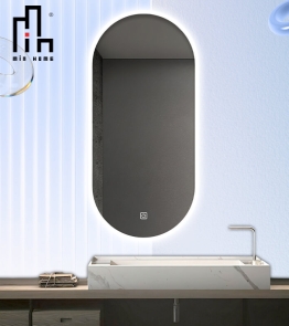 Gương oval led sau MINHOME