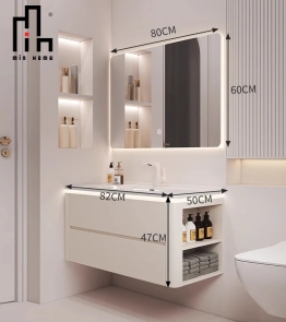 Bộ Tủ Phòng Tắm Kết Hợp Lavabo BST141
