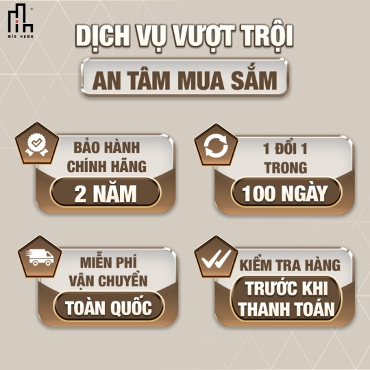 Gương chữ nhật led sau MINHOME