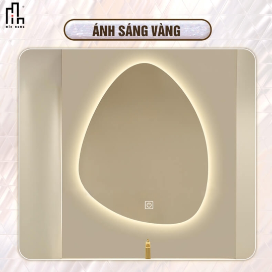 Gương giọt nước led sau MINHOME