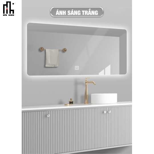 Gương chữ nhật led sau MINHOME
