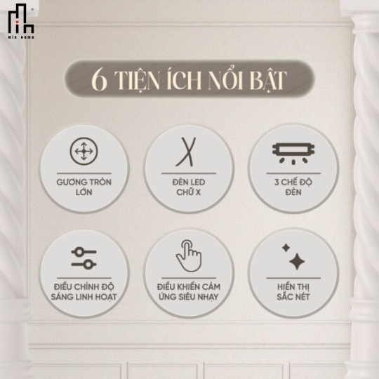 Gương tròn Z Minhome Classic