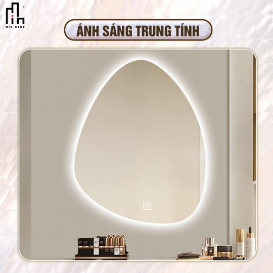 Gương giọt nước led sau MINHOME