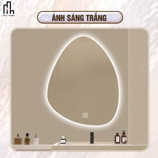 Gương giọt nước led sau MINHOME
