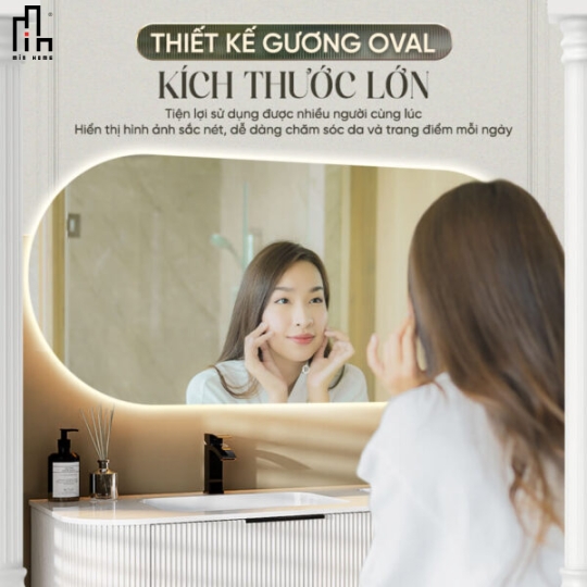 Gương oval Enic Classic