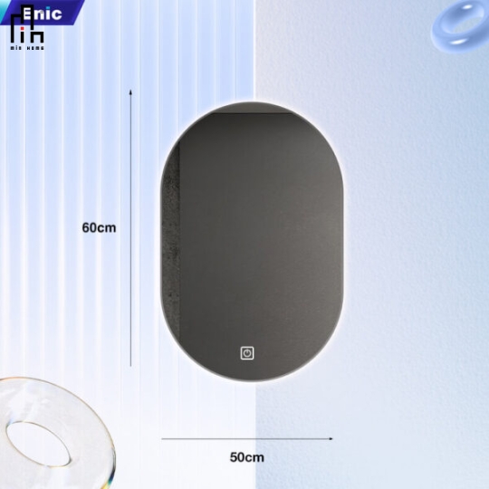Gương oval led sau MINHOME