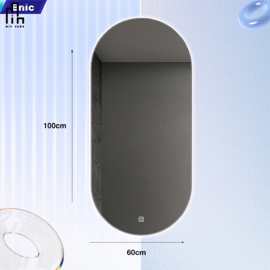 Gương oval led sau MINHOME