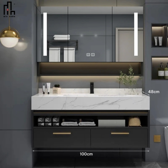 Bộ Tủ Chậu Phòng Tắm Cao Cấp CA37