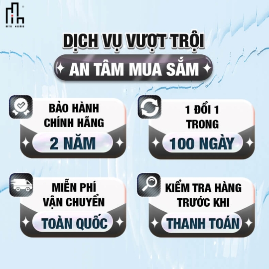 Gương chữ nhật led trước MINHOME
