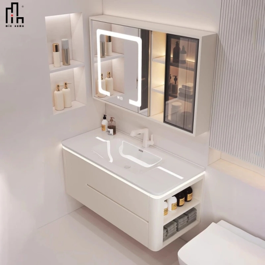 Bộ Tủ Phòng Tắm Kết Hợp Lavabo BST141