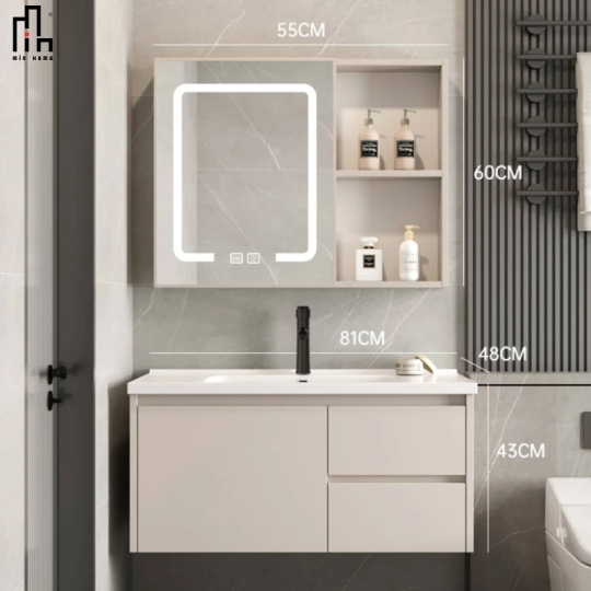 Bộ Tủ Chậu Phòng Tắm Thông Minh LK038