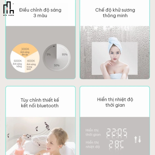 Gương LED Cảm Ứng MINHOME GL02