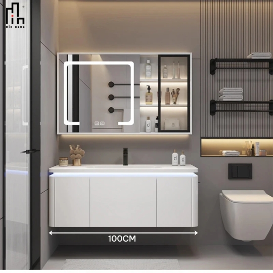 Bộ Tủ Chậu Phòng Tắm Thông Minh LX198