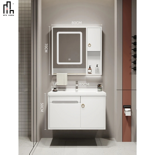Bộ Tủ Chậu Phòng Tắm Thông Minh LK025