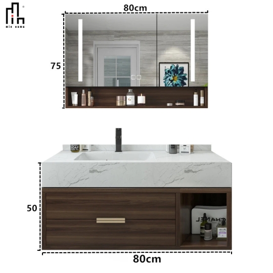 Bộ Tủ Chậu Phòng Tắm Thông Minh VIBA CA030