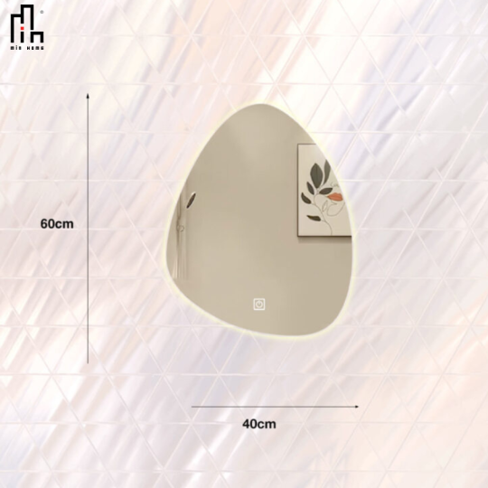 Gương giọt nước led sau MINHOME