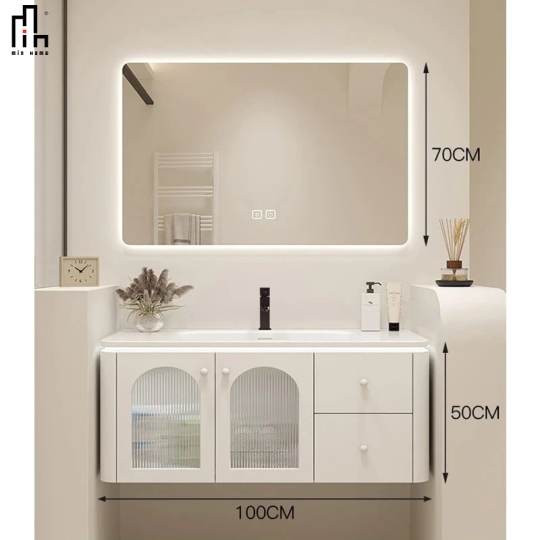 Bộ Tủ Chậu Phòng Tắm Cao Cấp LX07