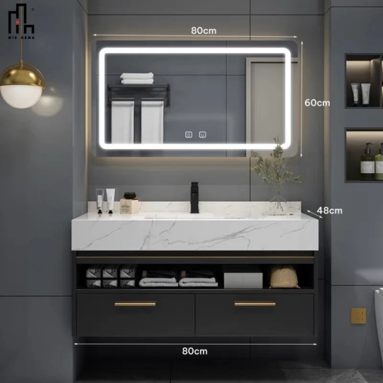 Bộ Tủ Chậu Phòng Tắm Cao Cấp CA37